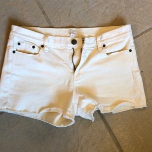J. Crew Cream-colored Jean Short